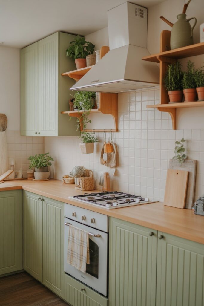 Sage Green & Botanical Accents