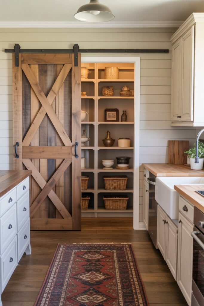 Pantry Perfection & Barn Doors