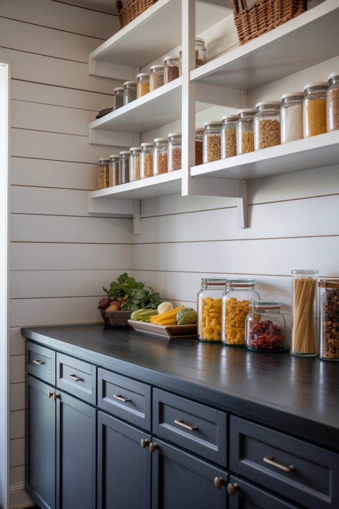 Two-Tone Cabinetry & Shiplap Walls