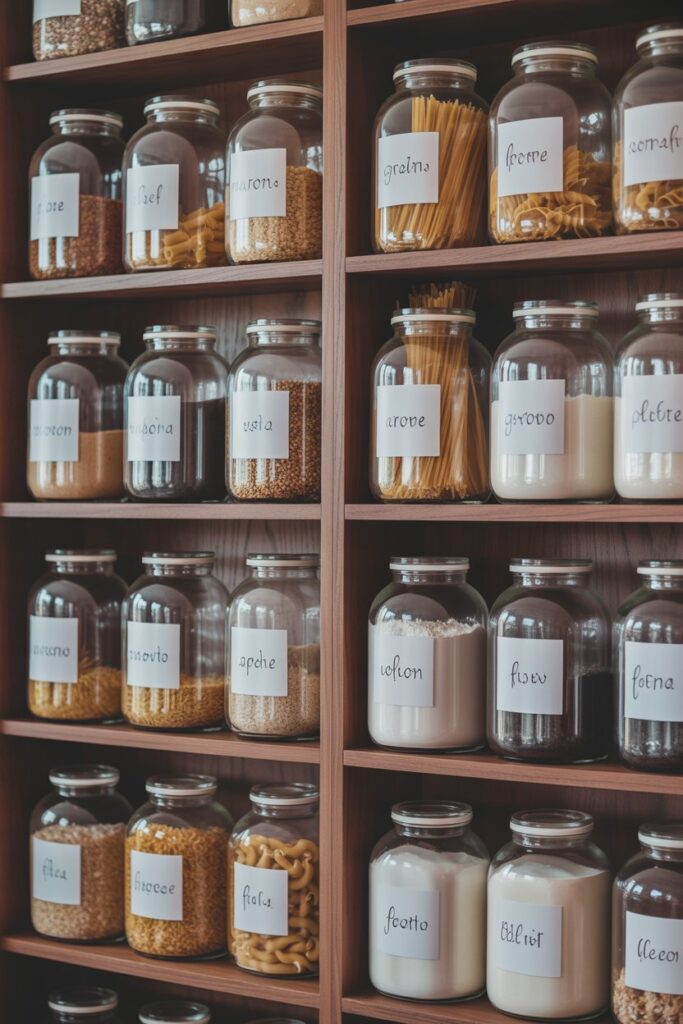 Open Shelving & Mason Jar Magic