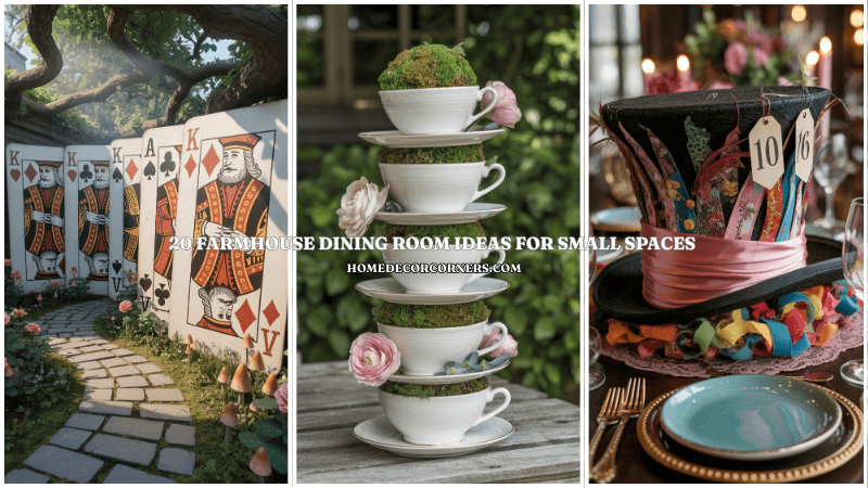 20 DIY Alice in Wonderland Decorations: Fall Down the Rabbit Hole of Inspiration