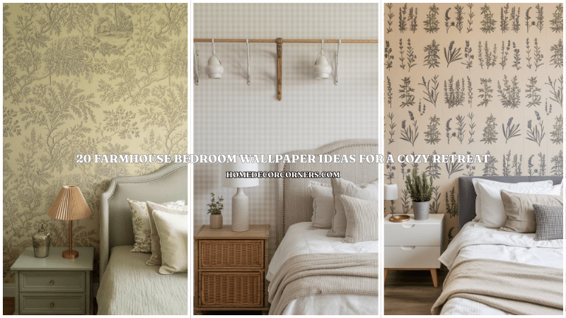 20 Farmhouse Bedroom Wallpaper Ideas for a Cozy Retreat