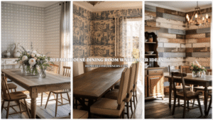 20 Farmhouse Dining Room Wallpaper Ideas