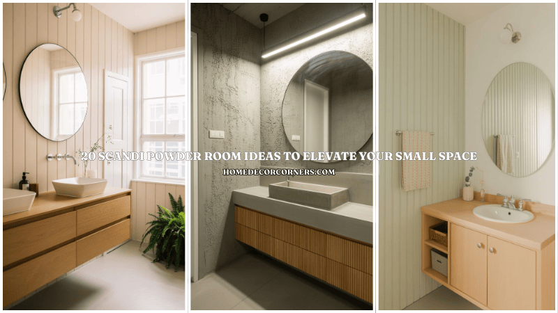 20 Scandi Powder Room Ideas to Elevate Your Small Space
