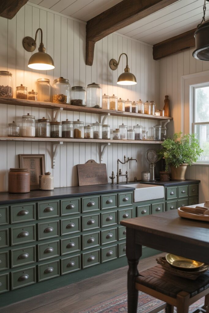 The Vintage Apothecary Kitchen 