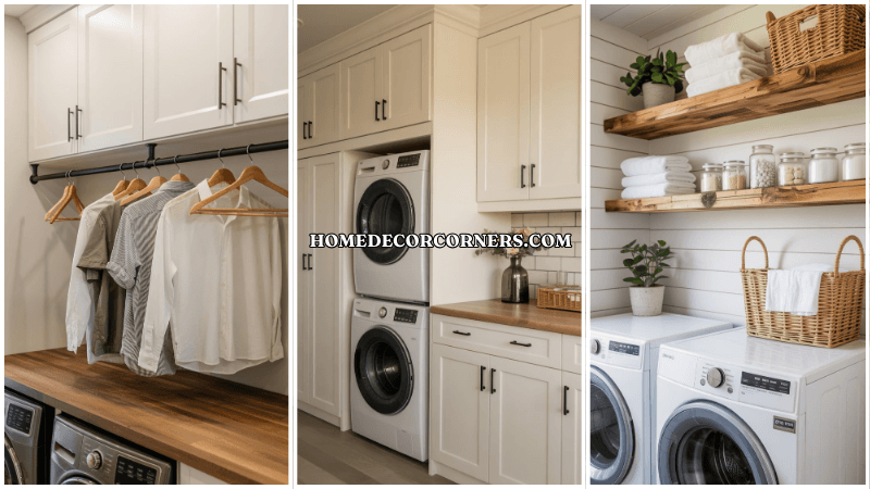 22 Dreamy Farmhouse Laundry Room Ideas