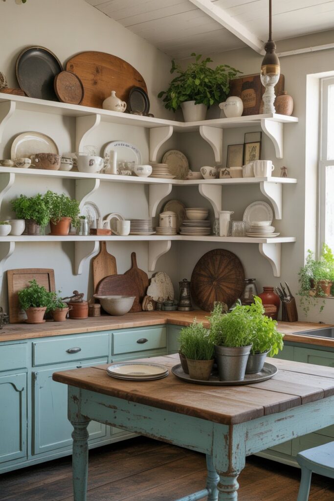 Open Shelving & Eclectic Finds