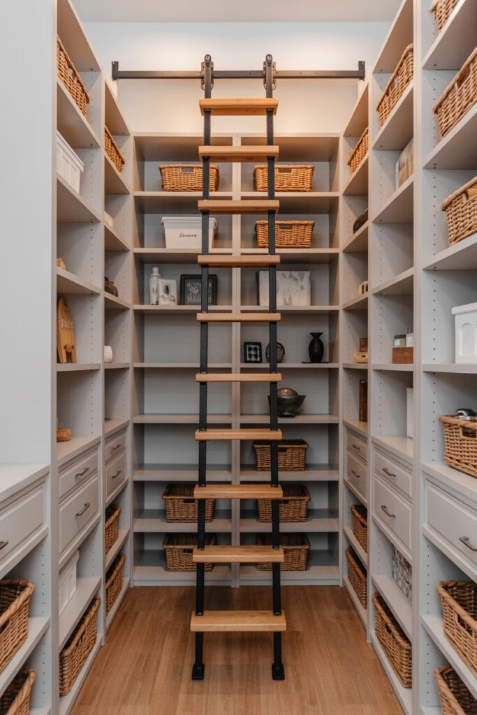 Ladder Access for High Shelving