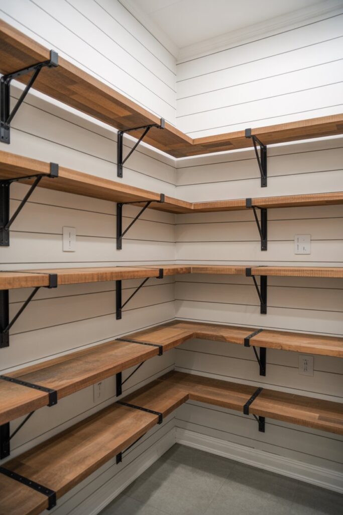 Shiplap Backdrop & Wood Accents
