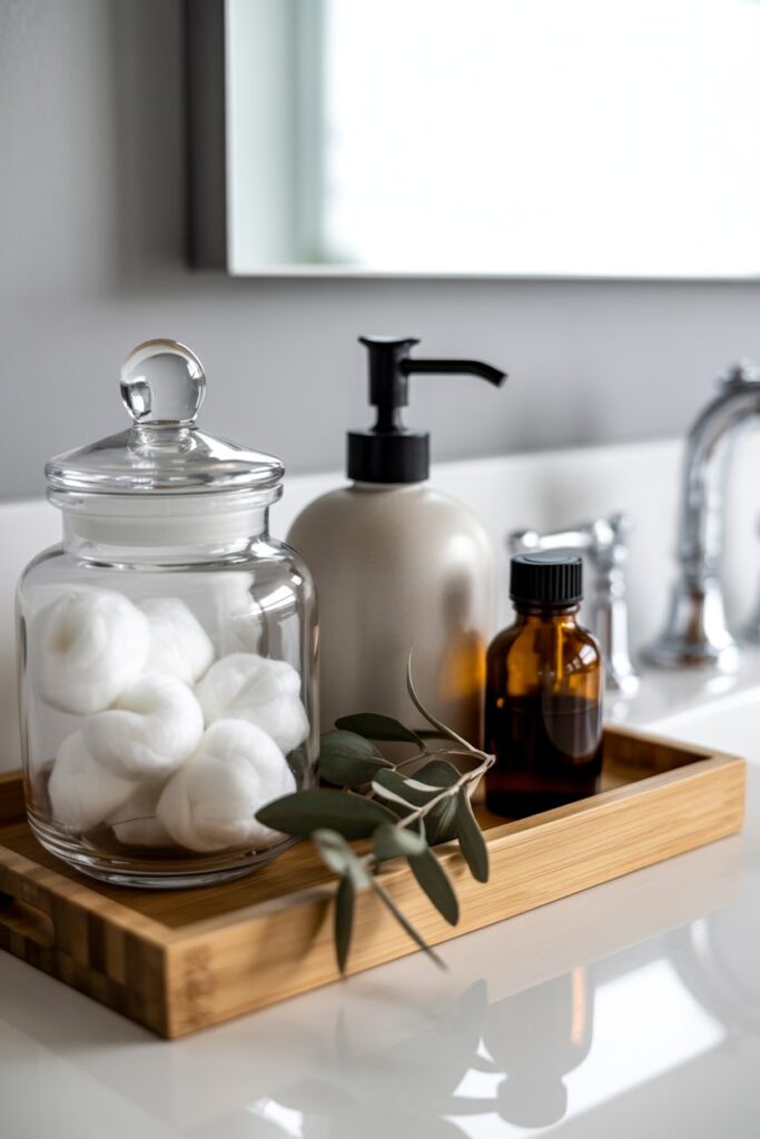 Apothecary-Style Storage Jars and Trays