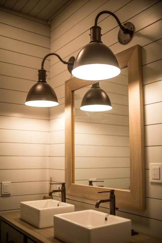 Barn-Style Gooseneck Wall Sconces