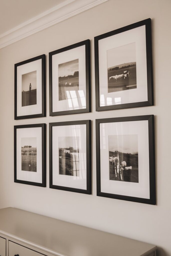 Black-and-White Photography Gallery Wall