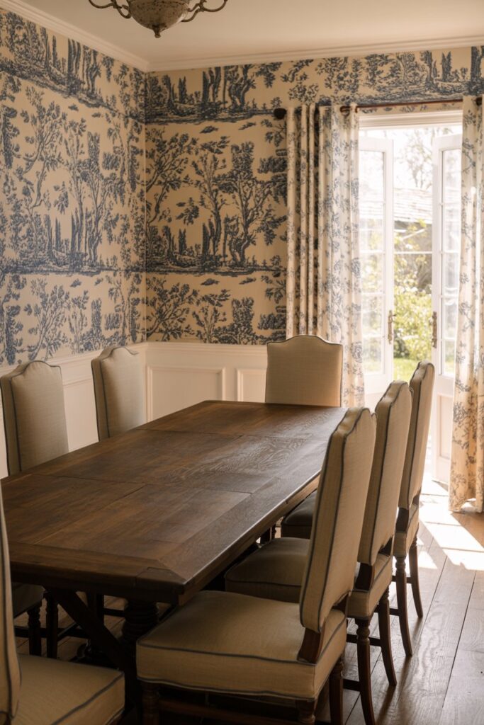 Botanical Toile de Jouy