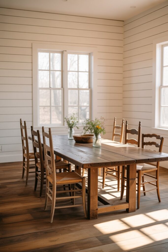 Classic Shiplap Effect Wallpaper