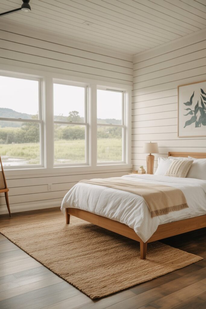 Classic White Shiplap Accents