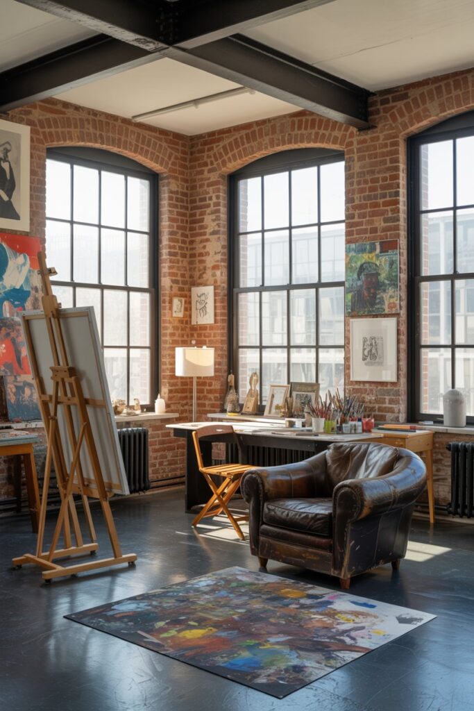 Creative Artist's Loft with Exposed Steel