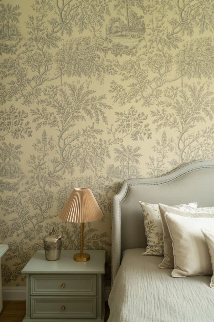 Delicate Floral Toile