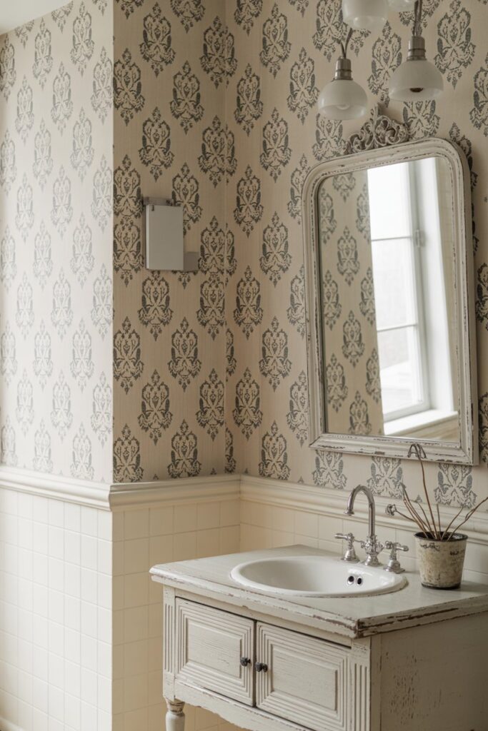 Distressed Damask