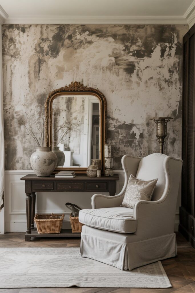 Distressed Faux Plaster