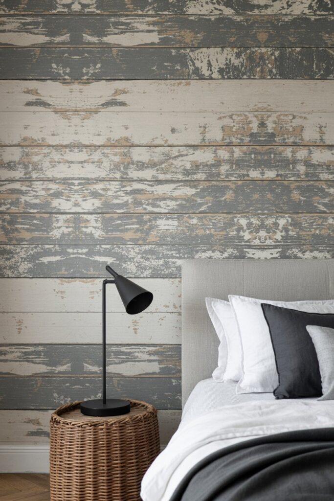 Distressed Wood Plank Effect