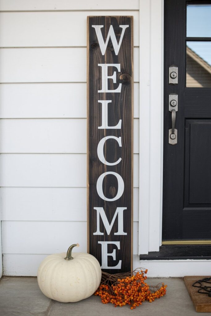 Distressed Wooden Welcome Signs