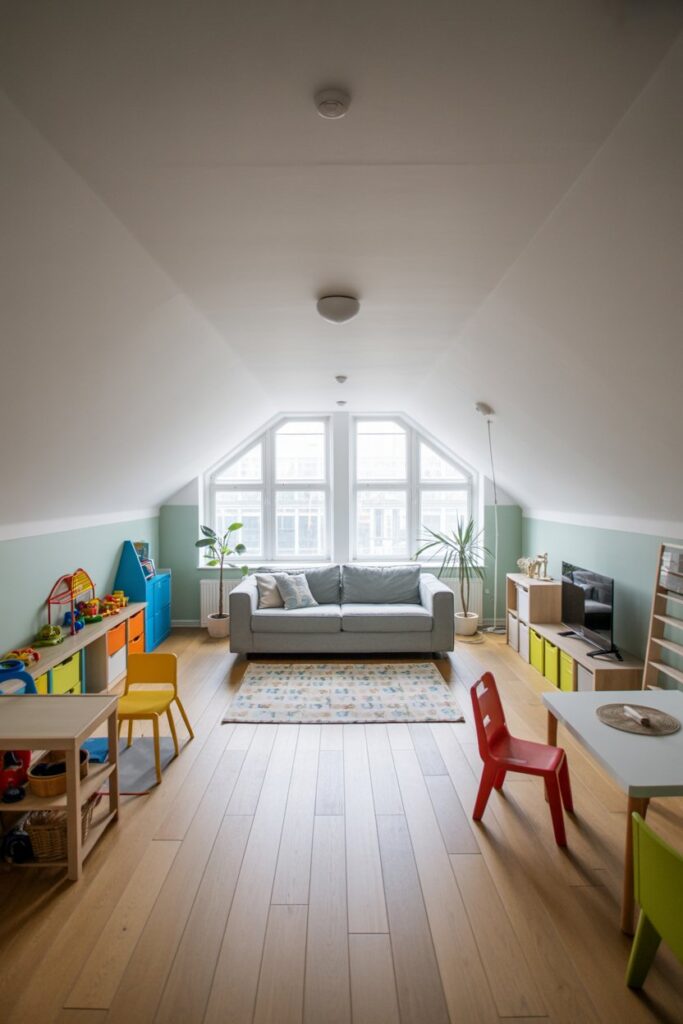 Family-Friendly Loft with Open Play Area