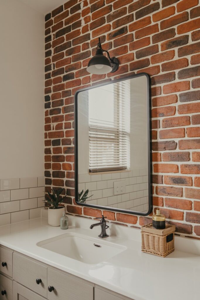 Faux Exposed Brick