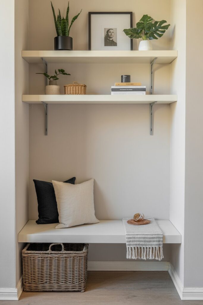 Functional Floating Shelves