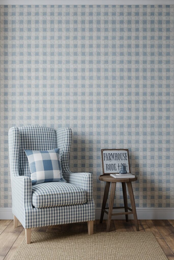 Gingham in Muted Tones