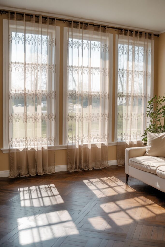 Heirloom Lace Drapes