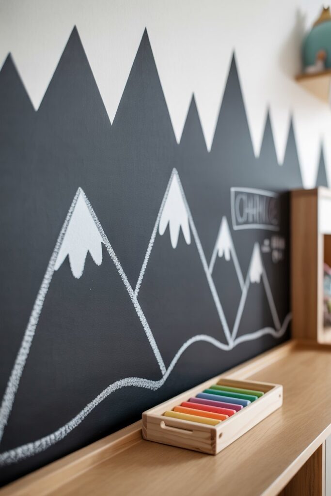 Integrated Chalkboard Walls