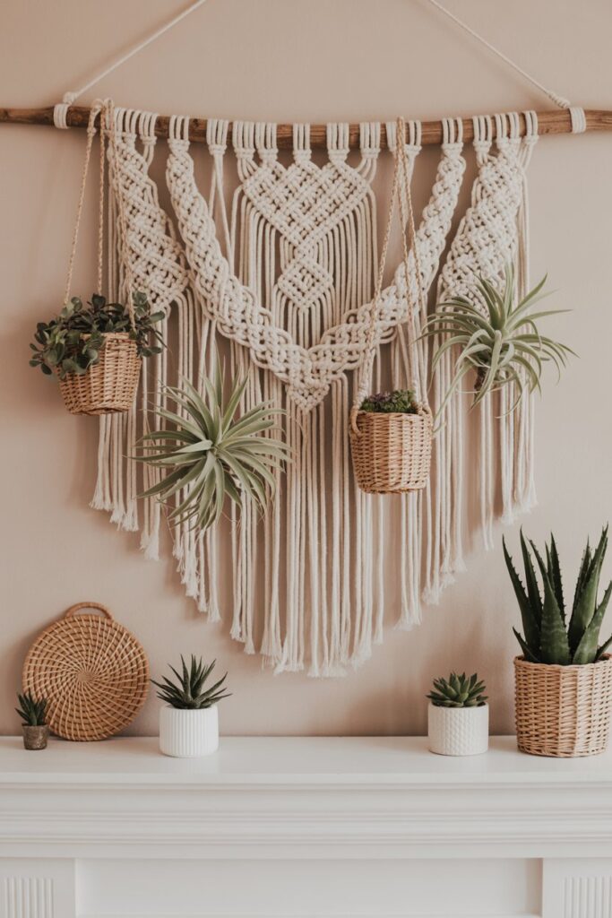 Macramé and Greenery