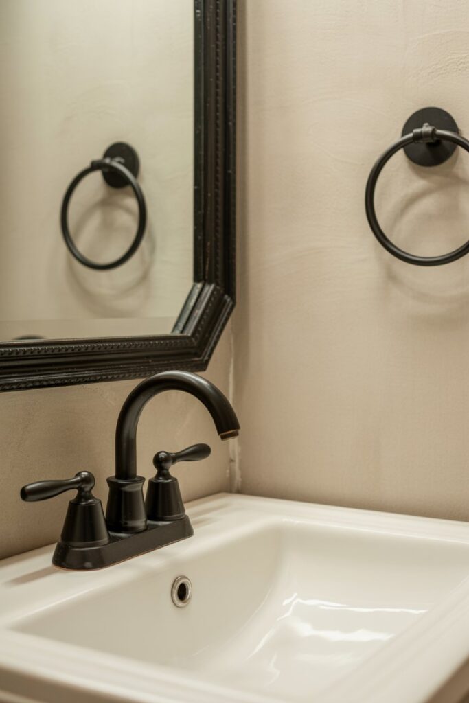 Matte Black Hardware Accents