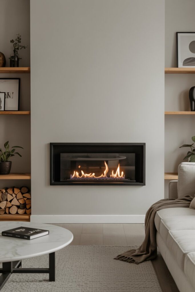 Minimalist Bioethanol Fireplace