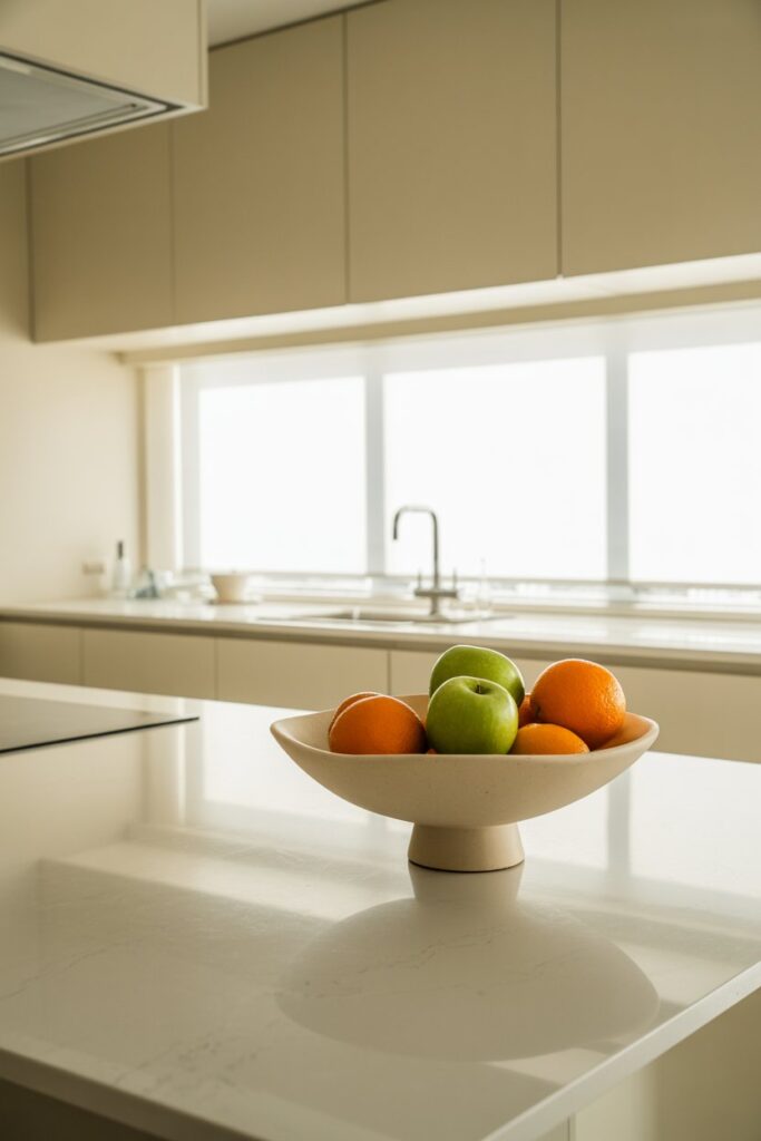 Minimalist White Countertops
