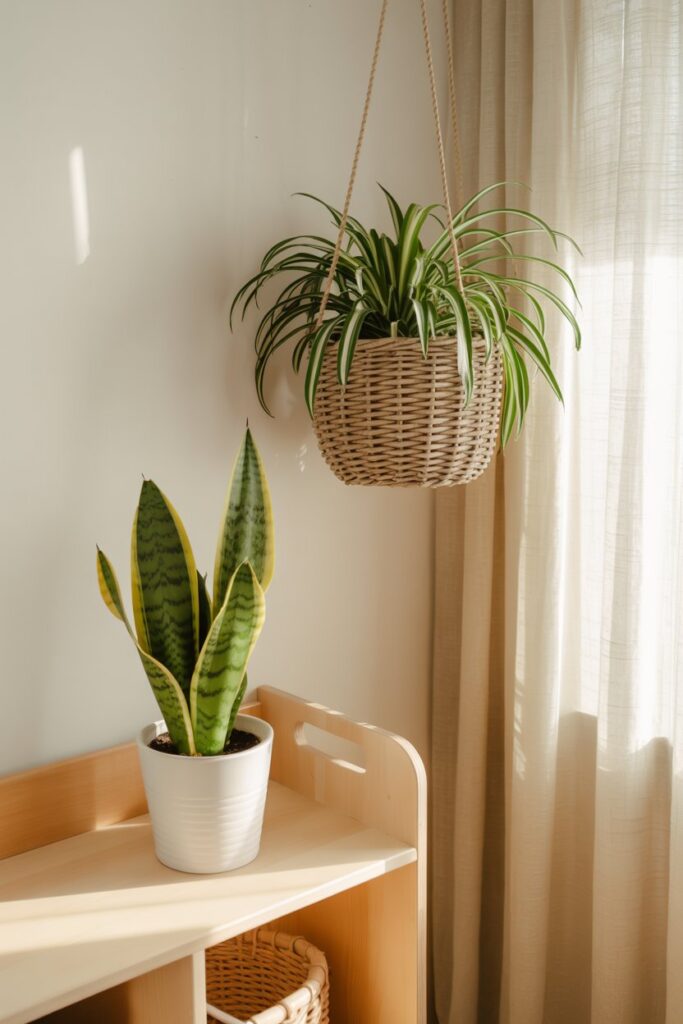 Natural Elements with Potted Greenery