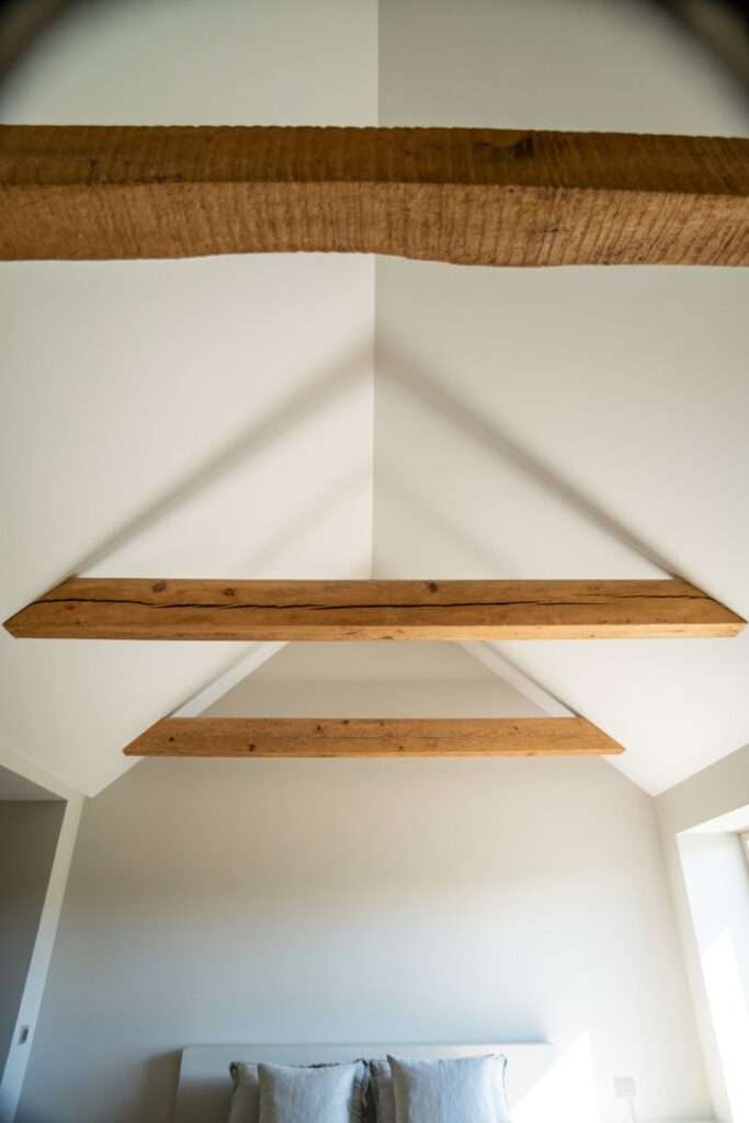 Natural Wood Ceiling Beams