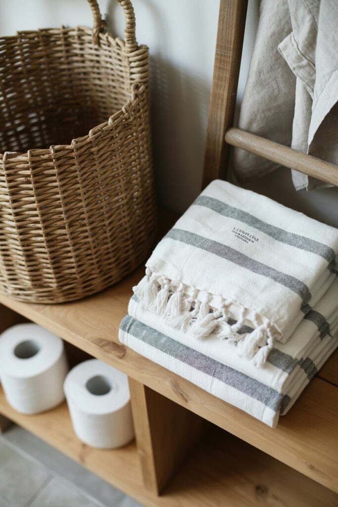 Natural Woven Accents and Turkish Towels