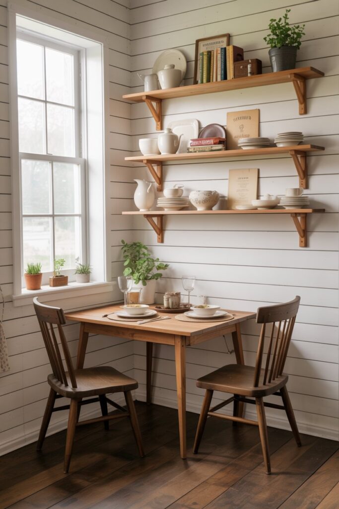 Open Shelving for Storage