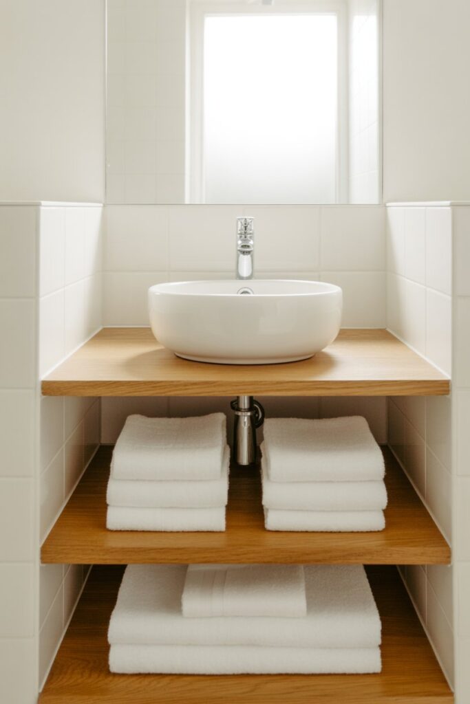 Open Shelving for an Airy Feel