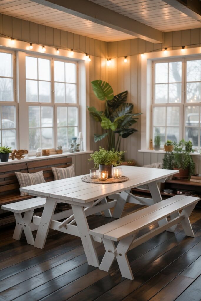 Outdoor Dining Brought Inside