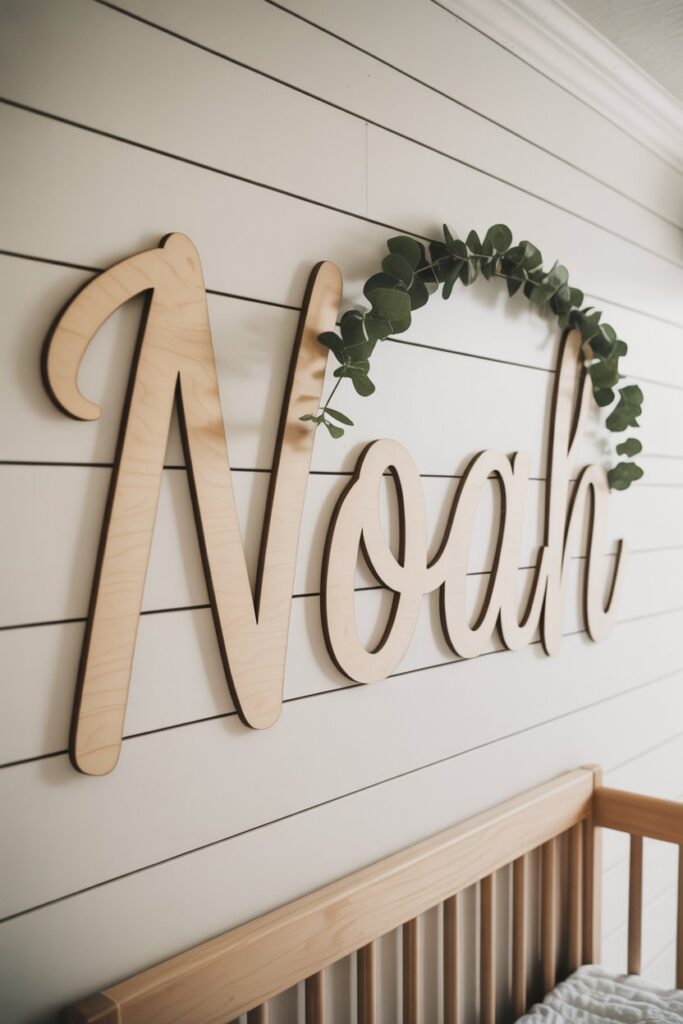 Personalized Wooden Name Sign