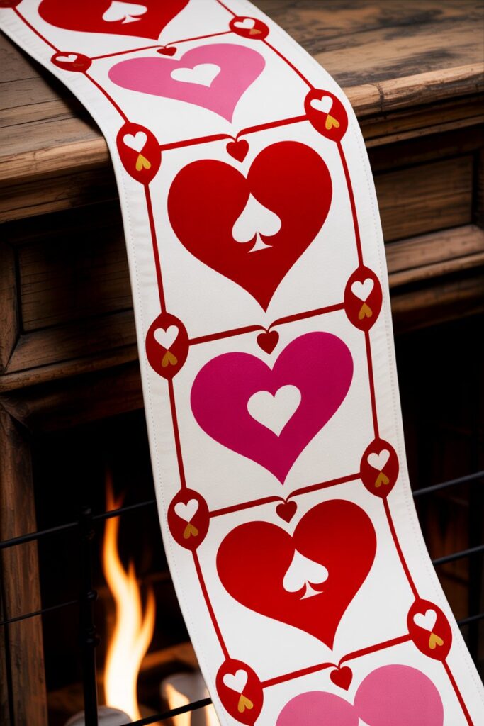Queen of Hearts Playing Card Banner