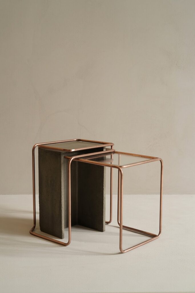 Sculptural and Multi-Functional Side Tables
