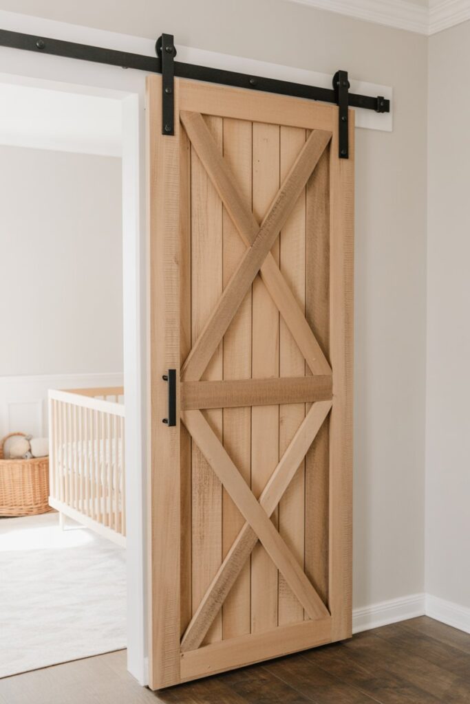 Sliding Barn Door for Closet Storage