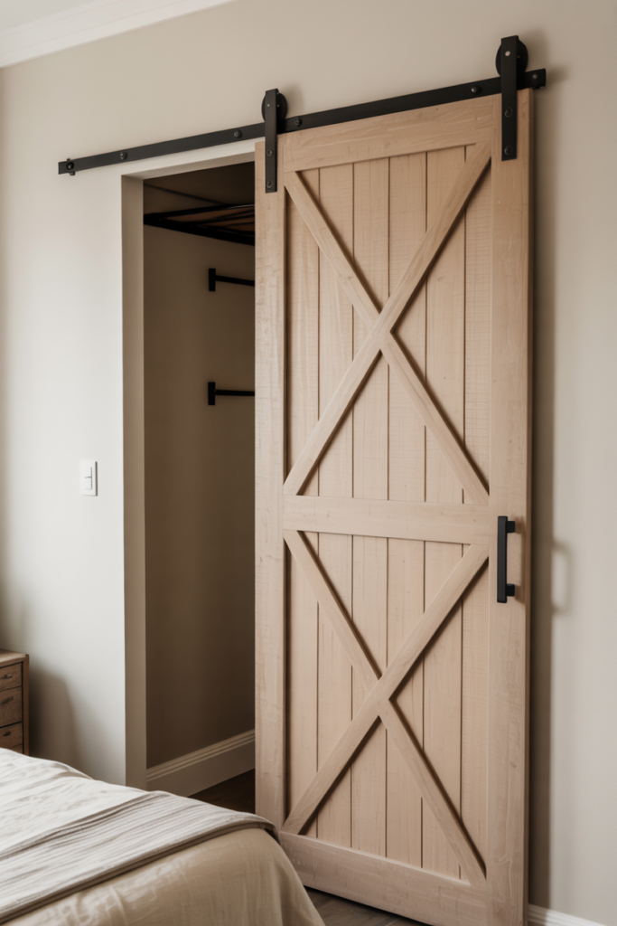 Sliding Barn Door for the Closet