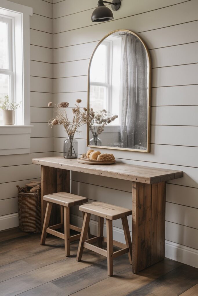 Slim Console Table as Dining