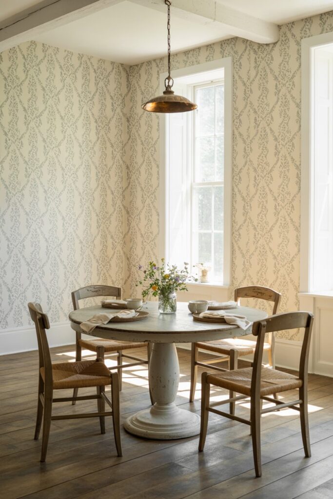 Subtle Floral Trellis