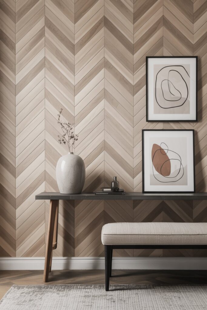 Subtle Herringbone Pattern
