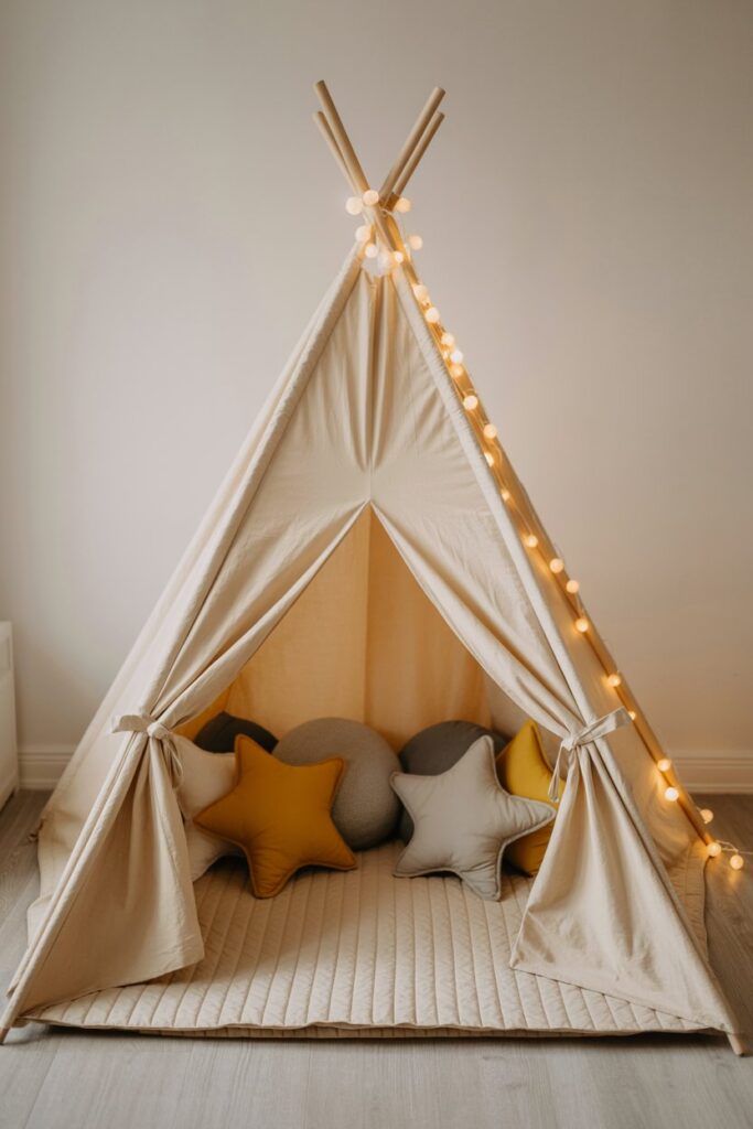 The Enchanting Indoor Canvas Teepee